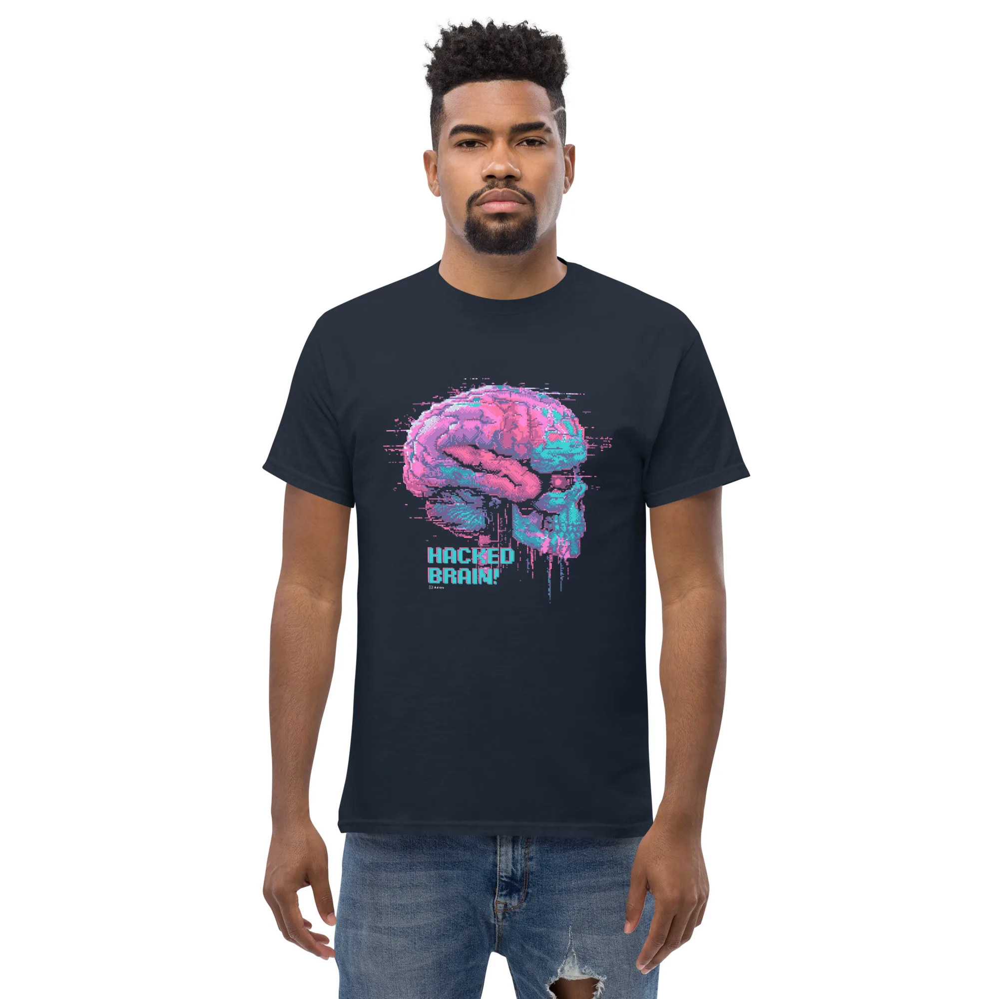 Hacked Brain - Camiseta unisex - Imagen 3