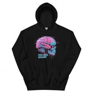 Hacked Brain - Sudadera con capucha unisex